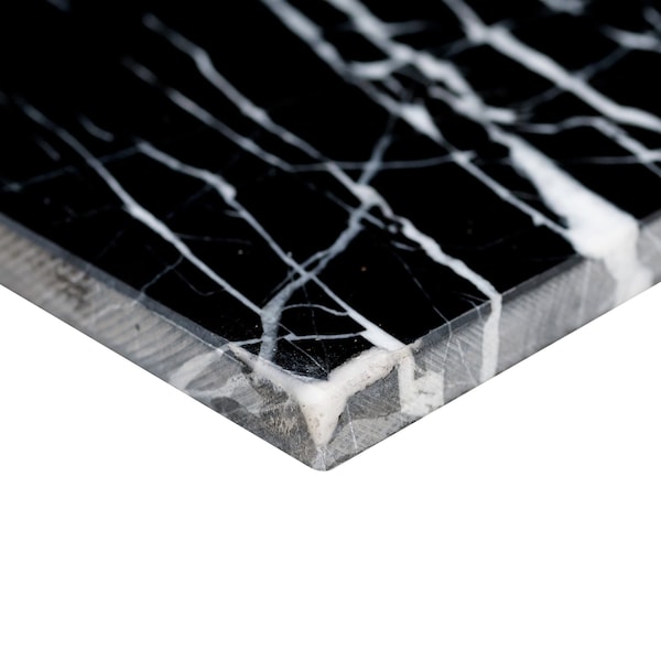 Msi Nero Marquina 12 In. X 12 In. Polished Marble Floor And Wall Tile, 5PK ZOR-NS-0068 - main